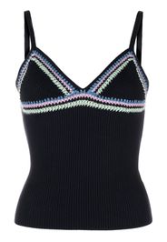 Chloé Top con spalline fini - Blu