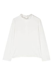 Chloé Kids Blusa con ruches - Bianco