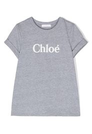 Chloé Kids T-shirt con stampa - Grigio