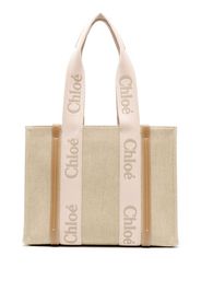 Chloé medium Woody tote bag - Toni neutri