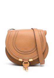 Chloé Marcie leather crossbody bag - Marrone