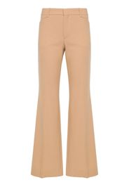 Chloé wool-blend flared trousers - Toni neutri