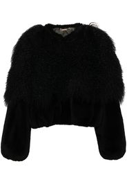 Chloé Giacca con rifinitura in shearling - Blu