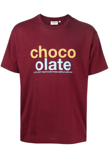 CHOCOOLATE T-shirt con stampa - Rosso