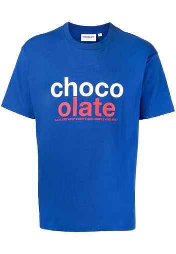 CHOCOOLATE T-shirt con stampa - Blu