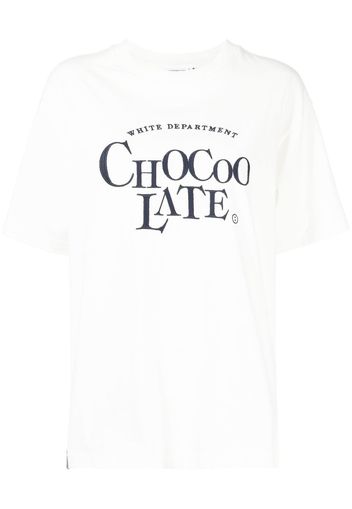 CHOCOOLATE T-shirt con ricamo - Bianco