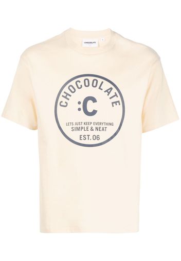 CHOCOOLATE T-shirt con stampa - Giallo