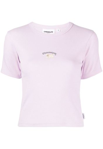 CHOCOOLATE T-shirt con stampa - Viola