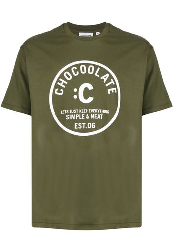 CHOCOOLATE T-shirt con stampa - Verde