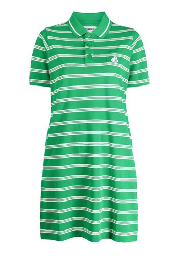 CHOCOOLATE logo-embroidered polo dress - Verde