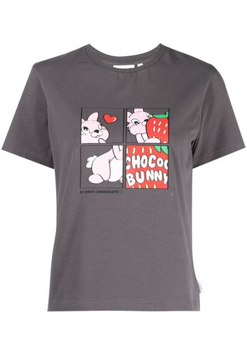 CHOCOOLATE T-shirt con stampa - Grigio