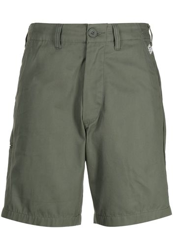 CHOCOOLATE logo-patch bermuda shorts - Verde