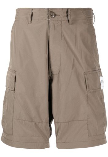 CHOCOOLATE logo-patch cargo shorts - Marrone