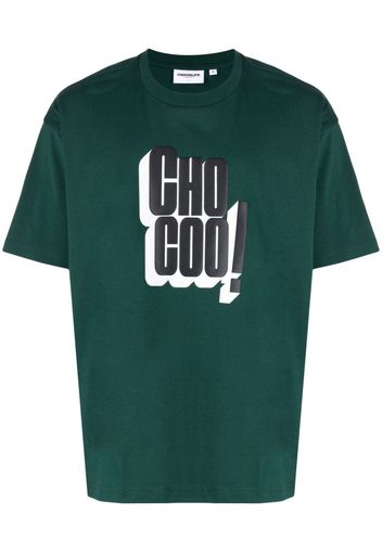 CHOCOOLATE T-shirt con stampa - Verde