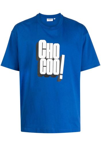 CHOCOOLATE T-shirt con stampa - Blu