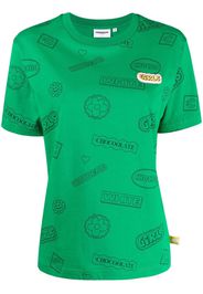 CHOCOOLATE T-shirt con stampa - Verde