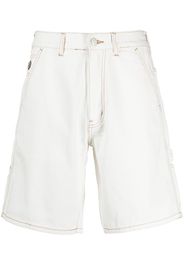 CHOCOOLATE logo-patch cotton bermuda shorts - Bianco