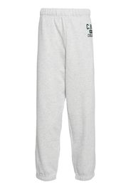 CHOCOOLATE logo-print cotton track pants - Grigio