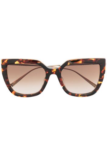 Chopard Eyewear cat-eye frame sunglasses - Marrone