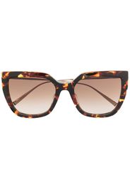 Chopard Eyewear cat-eye frame sunglasses - Marrone