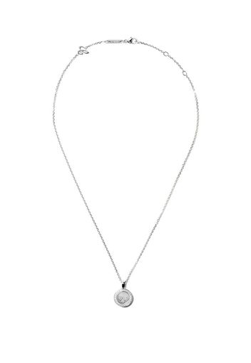 Collana ‘Happy Diamonds Icons’ in oro bianco 18kt con pendente