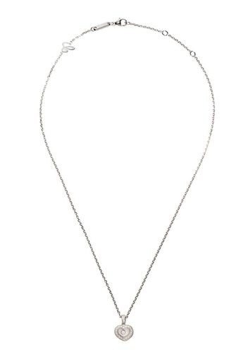 Collana ‘Happy Hearts’ in oro bianco 18kt e diamanti con pendente