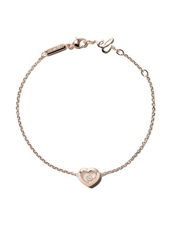 Bracciale ‘Happy Diamonds Icons’ in oro rosa 18kt con pendente