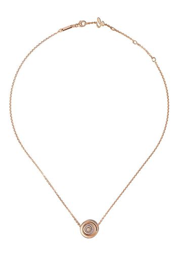 ”Collana con pendente Happy Spirit in diamanti, oro rosa e bianco 18kt ”