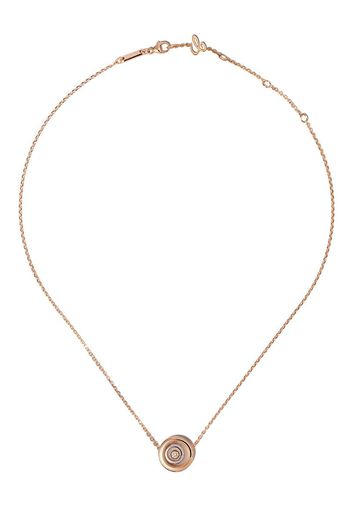 ”Collana con pendente Happy Spirit in diamanti, oro rosa e bianco 18kt ”