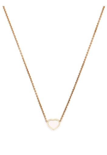 Chopard Collana My Happy Heart in oro rosa 18kt con madreperla