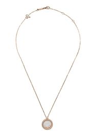 Collana con pendente ‘Happy Diamonds Icons’ in oro rosa 18kt e diamanti