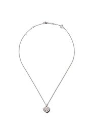 Collana ‘Happy Diamonds Icons’ in oro bianco 18kt con pendente