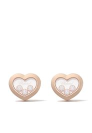 Orecchini a bottone ‘Happy Diamonds Icons’ in oro rosa 18kt