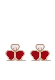 Orecchini Happy Hearts in oro rosa 18kt e diamanti