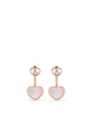 Orecchini Happy Hearts in oro rosa 18kt e diamanti