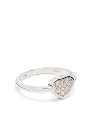 Chopard Anello My Happy Heart in oro bianco 18kt con diamanti - Argento