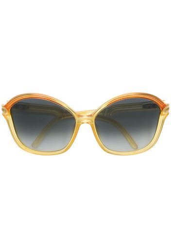 round oversized tinted sunglasses