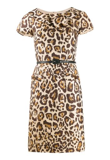 2000s leopard print dress