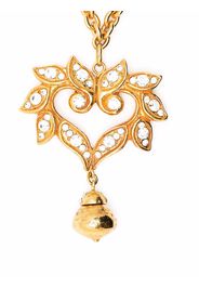 Christian Lacroix Pre-Owned 1990s embellished pendant necklace - Oro