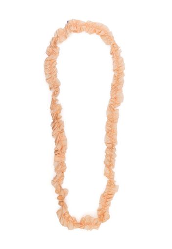 Christian Wijnants ruffled silk necklace - Rosa