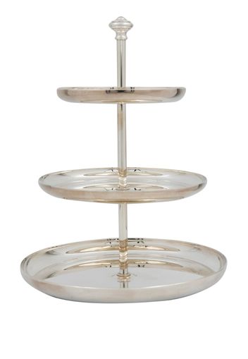 Christofle Albi silver-plated three-tier dessert stand - Argento