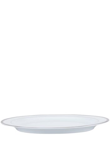 Christofle Malmaison Platine oval plate - Bianco