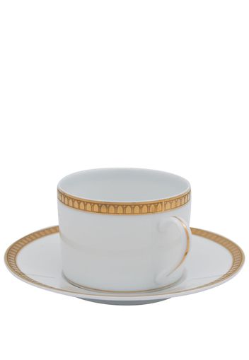 Christofle Malmaison cup and saucer - Bianco