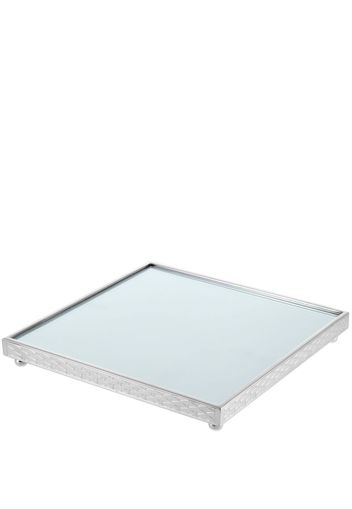 Christofle Sève d'Argent 32cm x 32cm silver-plated square tray - Argento