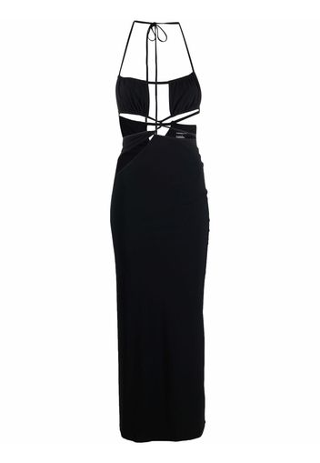 Christopher Esber Displace cut-out detailing maxi dress - Nero