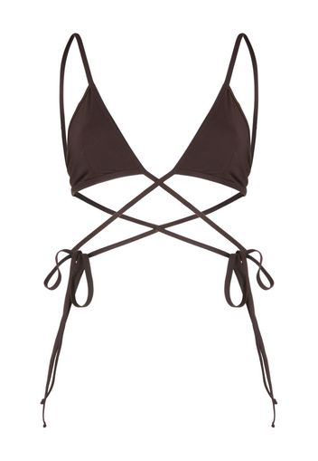 Christopher Esber Top bikini - Marrone