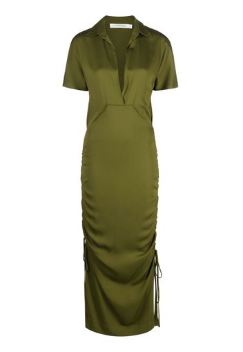 Christopher Esber short-sleeve midi dress - Verde