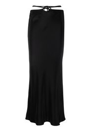 Christopher Esber Loophole cut-out midi skirt - Nero