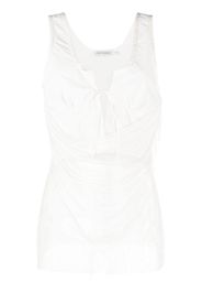 Christopher Esber Comosum Clash underwire top - Bianco