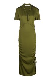 Christopher Esber short-sleeve midi dress - Verde